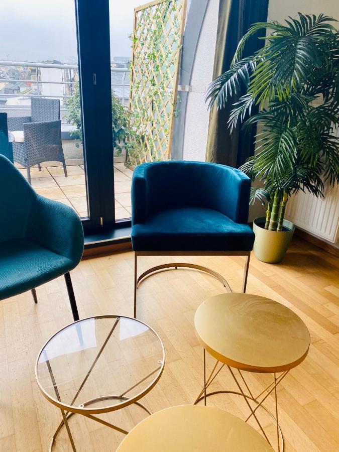 The Luxury Green Penthouse In City Center With Terrace And Free Parking Luxembourg Extérieur photo